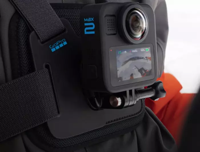 The GoPro Max 2 can also be used as a traditional action cam with a single camera.