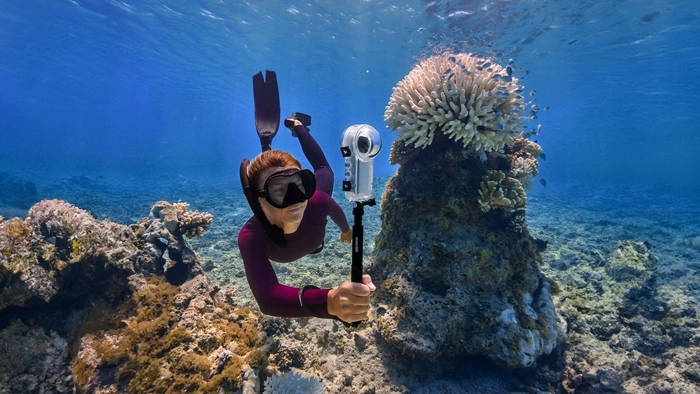 insta360 x4 snorkeling